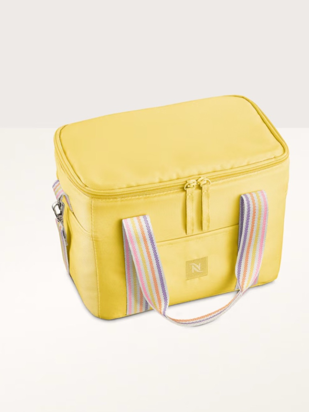 NWT NESPRESSO Limited Edition Insulated Yuzu Cooler Tote Bag, Yellow